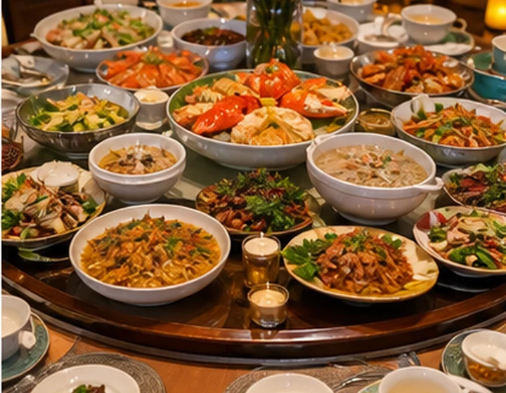Bàn tiệc Việt cho gia đình