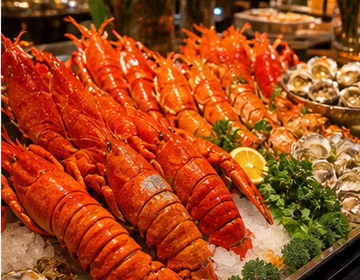 Buffet tôm hùm và hải sản không giới hạn
